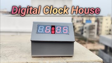 Seven Segment Display Digital Clock Using Arduino | Make a Simple Digital Clock At Home | PVC Pipe