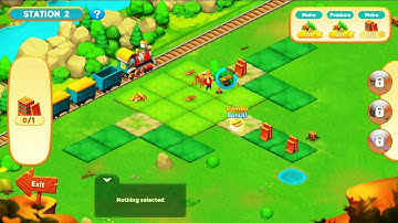Merge Train Town Fun Game - Train Puzzle Game - Android Gameplay
