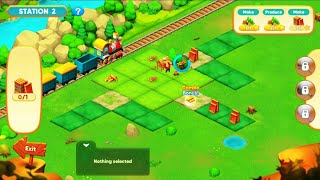 Merge Train Town Fun Game - Train Puzzle Game - Android Gameplay screenshot 5