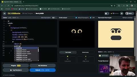 CSS Battle Daily Target - Surprised Face