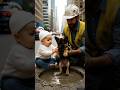 sweet baby saves his best friend from dying! #animals #funny #baby #rescueefforts #pets #aishorts