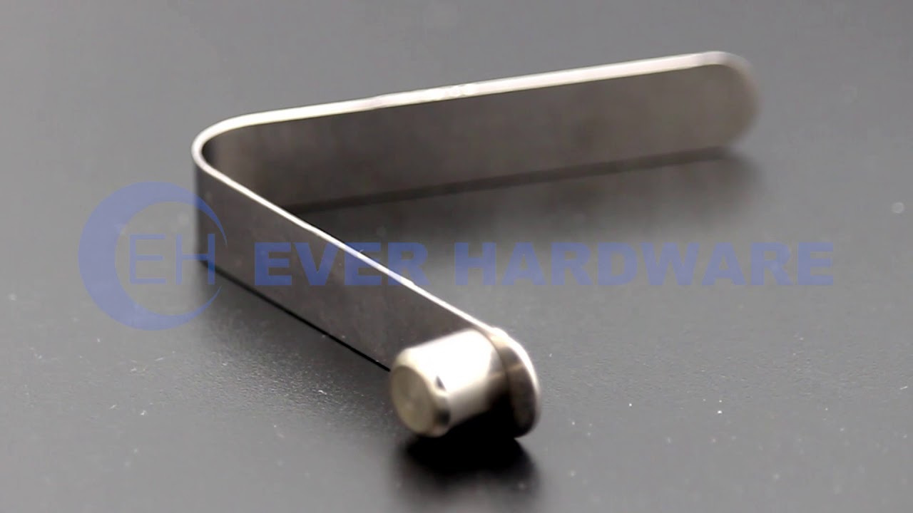 Uxcell 12pcs Single Button Kayak Paddle Snap Spring Clip 22x5mm V Shaped Hollow Lift Telescopic Locking Pole Clips - View #9