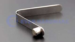 Celebrity Button Clips Kayak Paddle Snap Spring Tent Pole Clip Single Replacement Stainless Steel Locking Tube Wealth