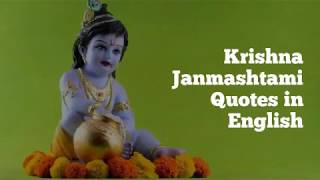 Krishna Janmashtami Quotes in English | Krishna Janmashtami 2019 - Wishesdb