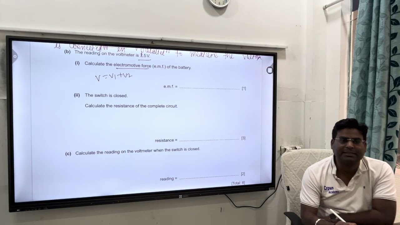 10th IGCSE Physics  paper solution of 0625/41/May June 2023 explanation by Manish Sir from Q6 to 10