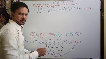 VTU|DSP: 9. cicular convolution in frequency domain