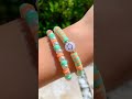 Preppy bracelet inspo! | 🦩🥥🌴 #preppy #fidget #claybead #beadedbracelet #bracelet #cute #shorts