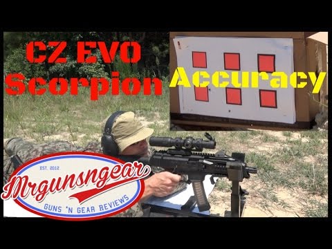 CZ Scorpion 9mm Accuracy Test (HD)