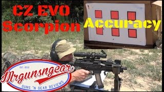 CZ Scorpion 9mm Accuracy Test (HD)