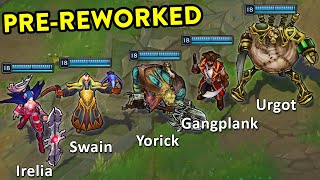 A Trip Down Memory Lane... REWORKED CHAMPIONS MONTAGE (League of Legends)