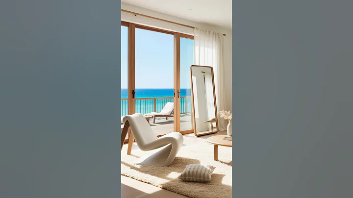 Coastal Calm Meets Modern Minimal #CoastalDesign #MinimalistLiving
