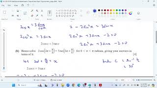 Trigonometry P1 Q 33