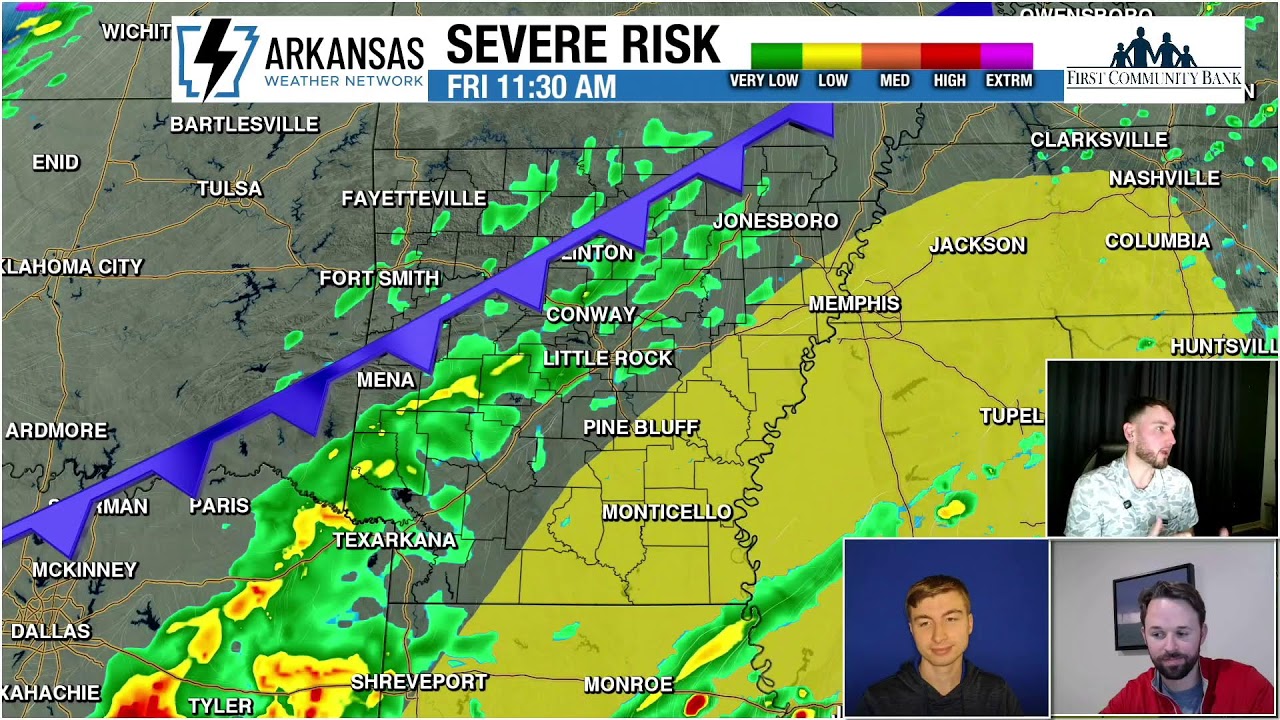 LIVE: Storm chances Thursday & Friday - YouTube