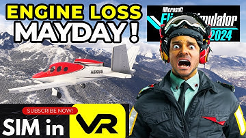 Engine Out Over Courchevel! Vision Jet Emergency Landing | MSFS 2024 Precision Landing Challenge