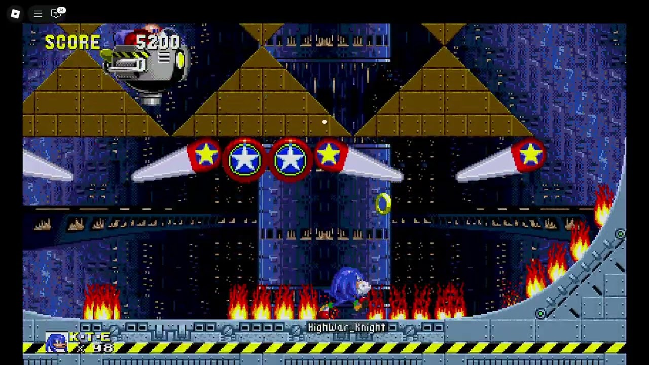 Classic Sonic Simulator Test Server V13 - Boss Rush Zone. (By: Benjaminkuri123.)