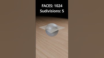 Metal Ball VS 16384 Faces Cloth Simulation #blender3d #blenderanimation #3dart #3danimation #blender
