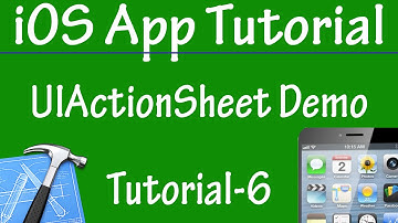 How to customize and use UIActionSheet with events in iOS Application using Objective C