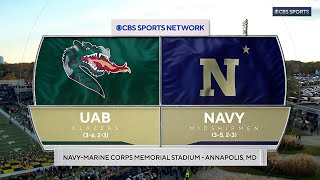 Highlights: Navy Football vs. UAB