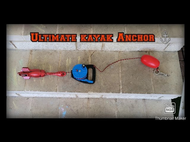 kayak anchor with reel (products in description) 