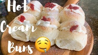 Hot cream buns | TasteoftheSouthPacific
