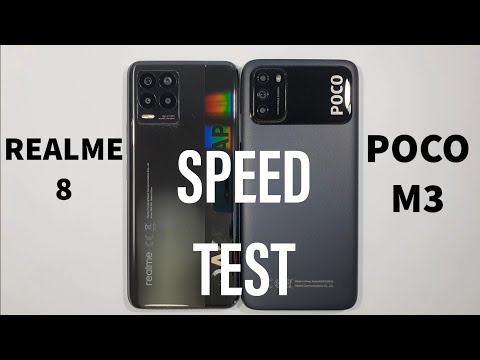 Realme 8 vs Xiaomi Poco M3 Speed Test
