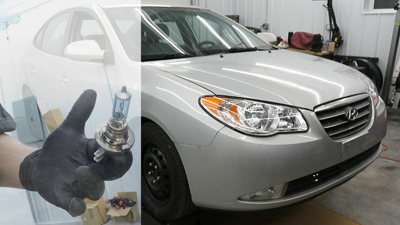 How to Replace High and Low Beam Bulbs on a 20072010 Hyundai Elantra