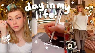 VLOG: day in my life!! ⭐️ grwm, school, shopping + haul