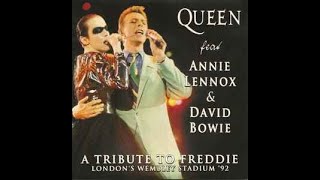 David Bowie , Queen & Annie Lennox -  Under Pressure .  Freddie Mercury Tribute Concert nel 1992
