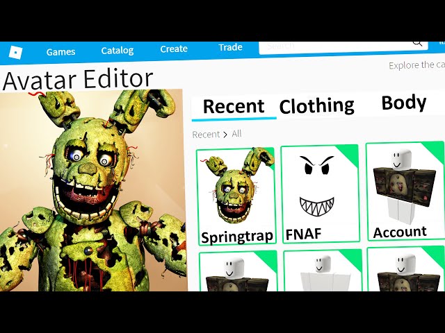 Ch4tt3r🗣️ on X: Can 7 Friends Survive Springtrap? (Roblox FNAF