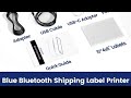 Phomemo 241 Bluetooth Thermal Label Printer Wireless Small Shipping Label Printer 4X6