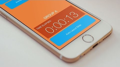 1.6 Use physics to animate a NSLayoutConstraint to slide a UIView panel