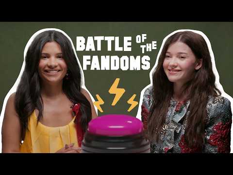 Nikki Rodriguez & Katie Douglas..Who Knows Their Fandom Best? | Battle of the Fandoms | Seventeen