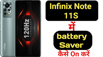 How to on battery saver in Infinix Note 11S || Infinix Note 11S me battery saver kaise on kare ||