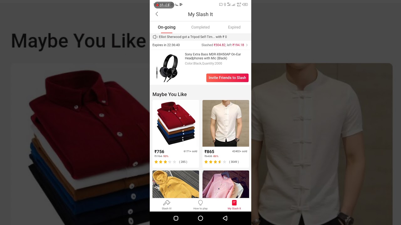 Club factory Slash it