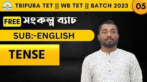 ENGLISH | TENSE | Part - 1 | #tet #ssc #stgt #rrb | The Art of Winning | By Pranab Sir