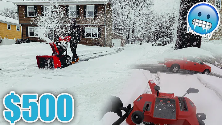 How to make $500 SHOVELING SNOW AS A TEENAGER in 24 HOURS!! **CRAZY**
