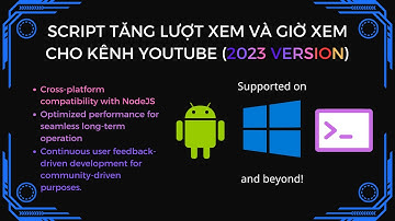 [NodeJS - Tuberocket v2] Share Script Tăng View, Cày Giờ Xem Cho Kênh Youtube Miễn Phí - Binhake ツ