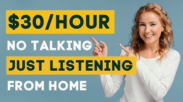 8 No Talking Jobs From Home | Listen to Calls Without Talking! Beginner-friendly