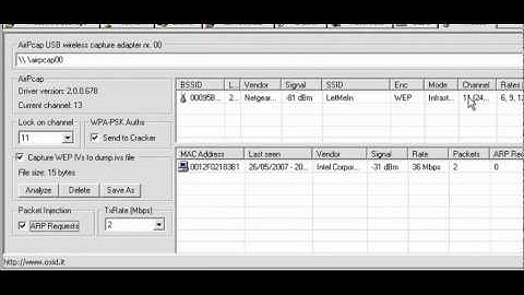 Cracking WEP with AirPcap and Cain and Abel in Windows   YouTube 2