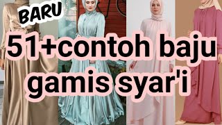 20 Inspirasi Model Baju Gamis Modern Terbaru 2020 Dengan Model Simple Tapi Elegan dan Mewah