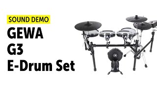 Gewa | G3 Studio 5 | E-Drum Set | Sound Demo (no talking)