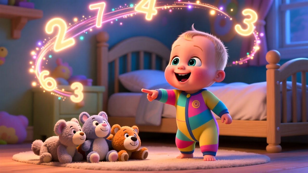 Ten in the Bed 🛏️ | Fun Counting Song for Kids | Playful Nursery Rhyme