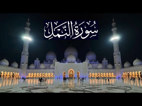 سورة النمل كاملة ادريس ابكر رمضان  