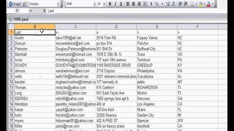 Zip Sender Emailer - How To Edit Your Email Lists to Use With Zip Sender