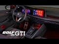 2021 Volkswagen Golf GTI – Headlights, taillights and Interior design