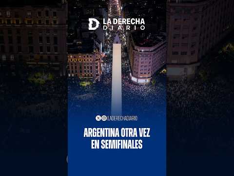 Miniatura del Short: 🇦🇷 El Obelisco explotó de madrugada tras la clasificación de Argentina a semifinales
