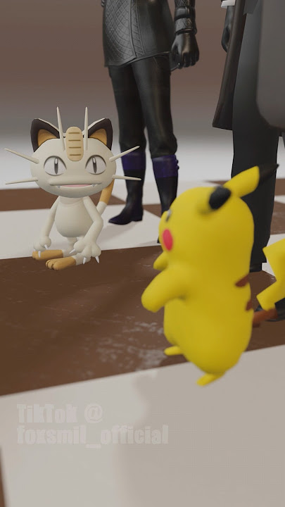 Pikachu vs Meowth ft. skibidi toilet (Who's that Pokémon?) lFoxSmil #pokemon  #memes