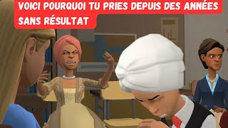 ⁣Voici pourquoi tu pries depuis des années sans résultat - Animation chretienne - dessin animé