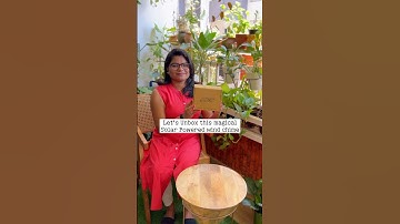 Magical wind chime #solarpower #magical #windchime #balconygarden #gadget #shortvideo