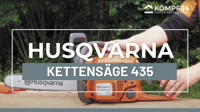 Husqvarna Kettensäge: Kalt- und Warmstart mit seperatem Chokehebel 